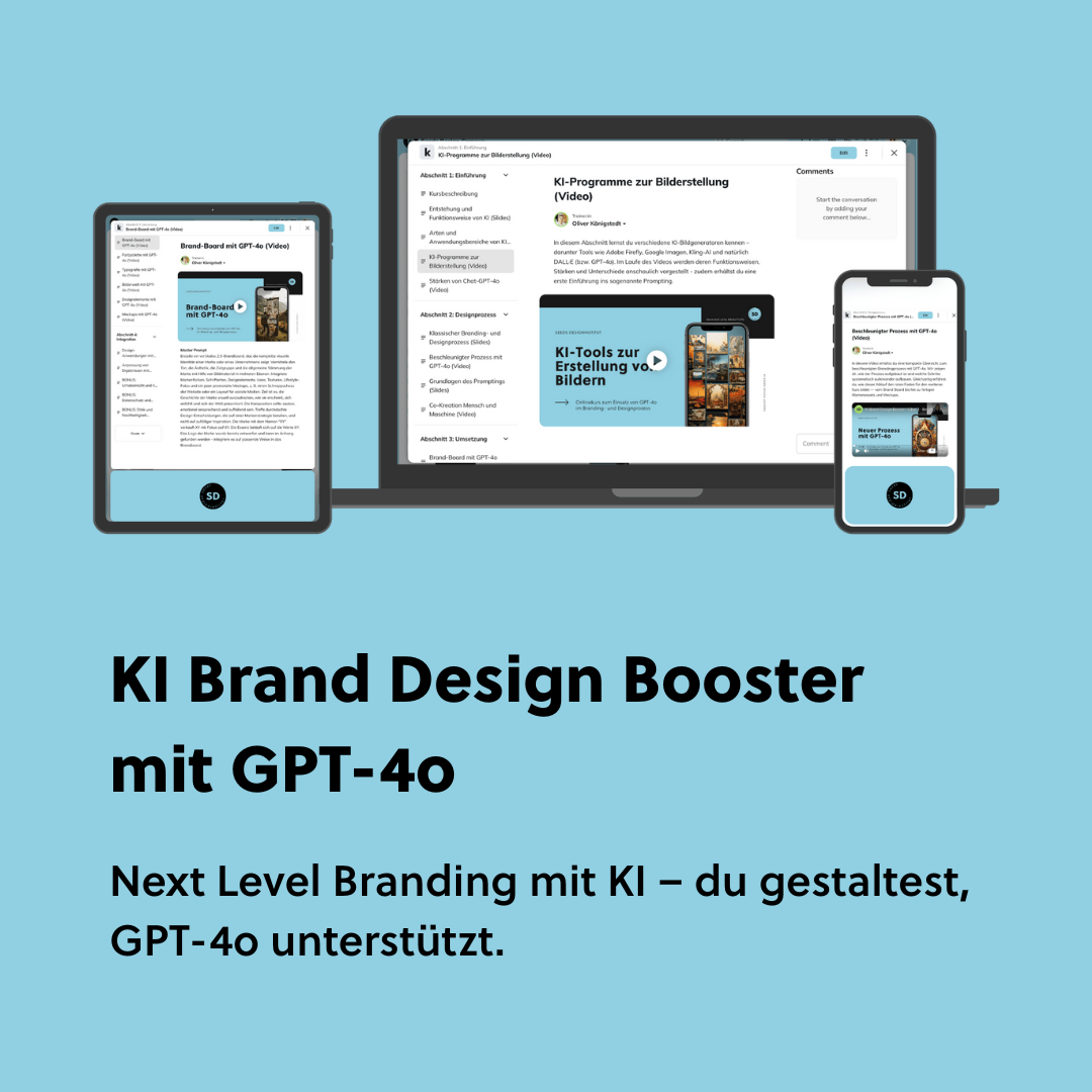 Der KI Brand Design Booster mit GPT-4o