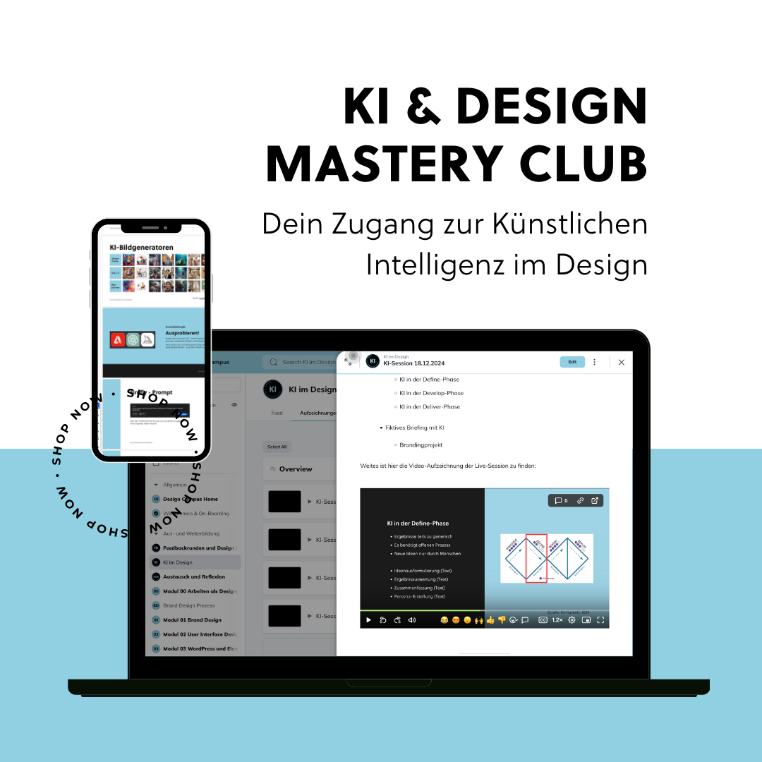 KI & Design Mastery Club – Dein Zugang zur Künstlichen Intelligenz im Design